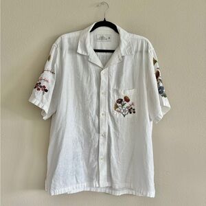 Men’s A&F linen shirt